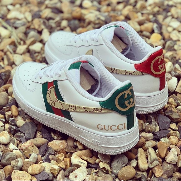 Custom painted Gucci nikes